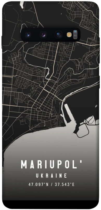 Чохол на Samsung Galaxy S10+ Mariupol map фото 1 з 1
