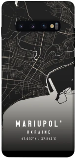 Чохол на Samsung Galaxy S10+ Mariupol map фото 1 з 1