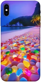Чохол на Apple iPhone X (5.8") Каміння світиться на березі фото 1 з 1