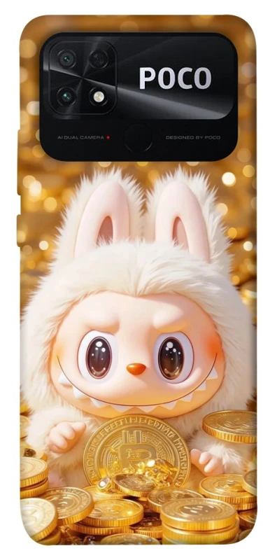 Чохол на Xiaomi Poco C40 Bitcoin Labubu фото 1 з 1
