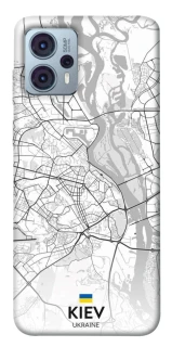 Чохол на Motorola Moto G23 Kiev white map фото 1 Чохол на Motorola Moto G23 Kiev white map фото 1 з 1