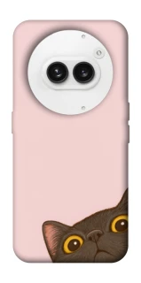 Чехол на Nothing Phone (2a) Peeping cat фото 1 Чехол на Nothing Phone (2a) Peeping cat фото 1 из 1