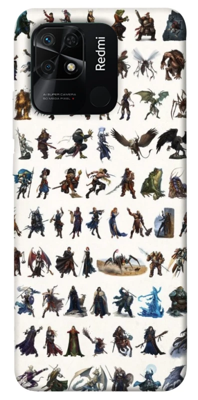 Чохол на Xiaomi Redmi 10C Character Selection фото 1 з 1