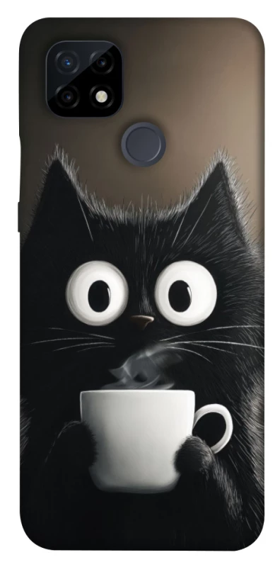 Чехол на Realme C21 morning cat фото 1 из 1