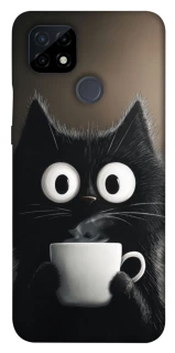Чехол на Realme C21 morning cat фото 1 из 1