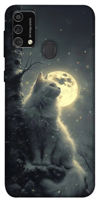 Чохол на Samsung Galaxy M21s Кіт під місяцем фото 1 з 1