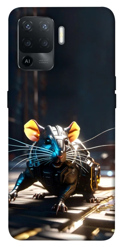 Чехол на Oppo Reno 5 Lite Cyber rat фото 1 из 1