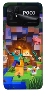 Чехол на Xiaomi Poco C40 Minecraft game фото 1 из 1