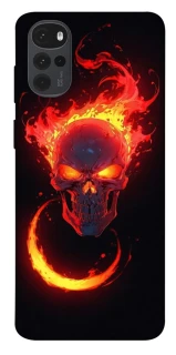 Чохол на Motorola Moto G22 Blood Skull фото 1 з 1