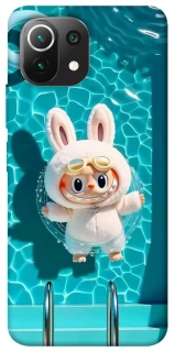 Чехол на Xiaomi Mi 11 Lite Labubu in the pool ver.2 фото 1 из 1