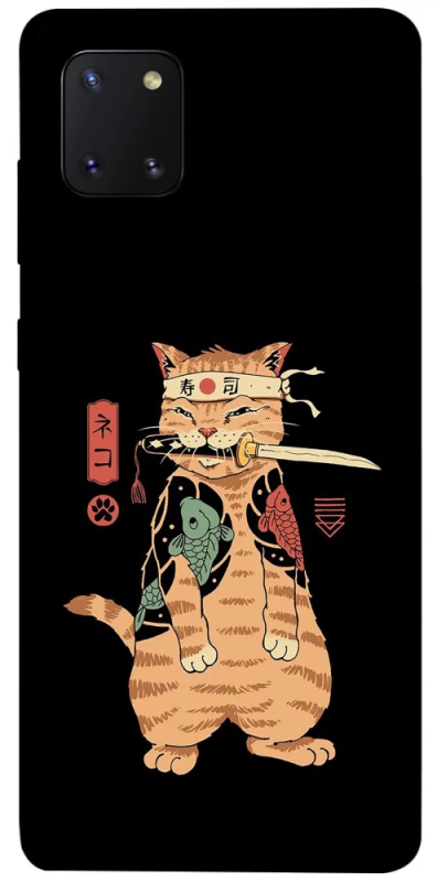 Чохол на Samsung Galaxy Note 10 Lite (A81) Кіт-самурай фото 1 з 1