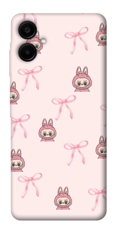 Чохол на Samsung Galaxy A06 Pink bows and Labubus фото 1 з 1