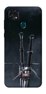 Чохол на ZTE Blade 20 Smart Мечі Ведьмака фото 1 з 1