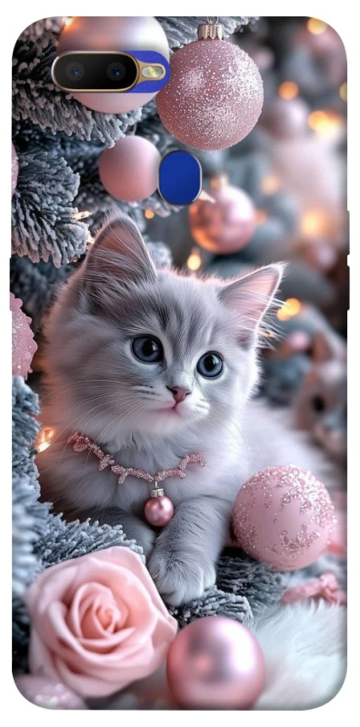 Чохол на Oppo A5s Christmas Kitty фото 1 з 1