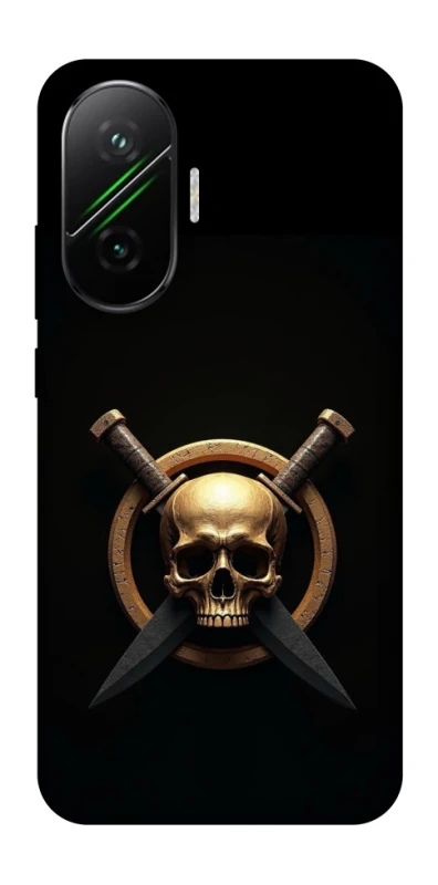 Чехол на Xiaomi Poco F7 Golden Skull фото 1 из 1