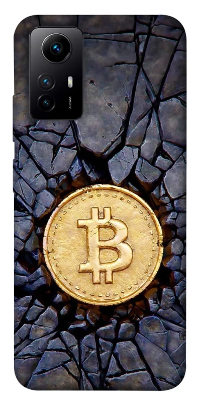 Чохол на Xiaomi Redmi Note 12S Bitcoin cracks фото 1 з 1