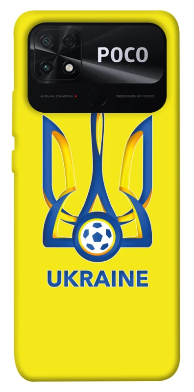 Чохол на Xiaomi Poco C40 Футбольний Герб фото 1 з 1