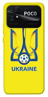 Чехол на Xiaomi Poco C40 Футбольный Герб фото 1 из 1