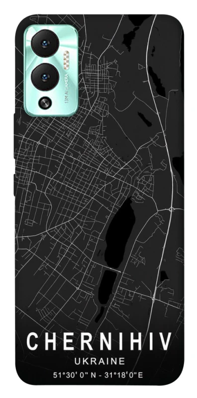 Чехол на Infinix Hot 12 Play Chernihiv map фото 1 из 1