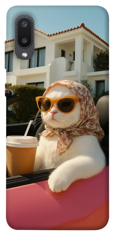 Чохол на Samsung Galaxy A02 Stylish Cat Cruise фото 1 з 1
