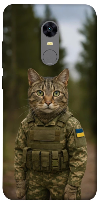 Чехол на Xiaomi Redmi 5 Plus / Redmi Note 5 (Single Camera) Кот защитник фото 1 из 1