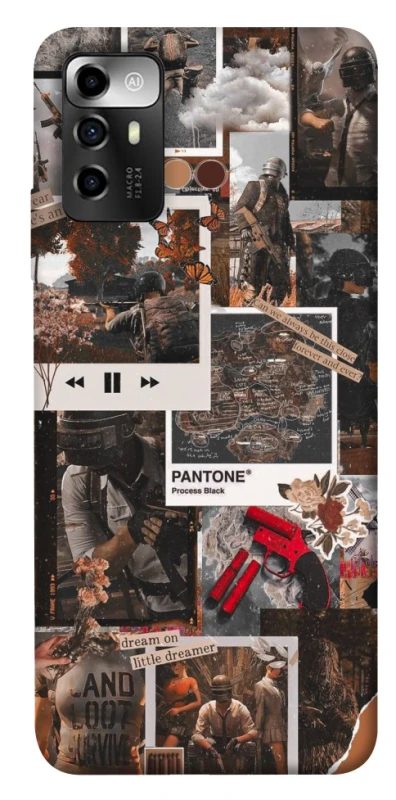 Чохол на ZTE Blade V40 Vita PUBG Collage фото 1 з 1