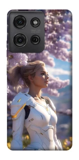 Чехол на Motorola Moto G75 Cyber space girl ver.1 фото 1 из 1