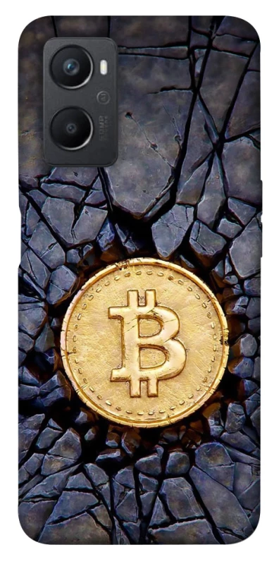 Чохол на Oppo A96 Bitcoin cracks фото 1 з 1