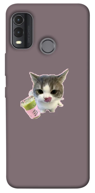 Чехол на Nokia G11 Plus cat matcha фото 1 из 1