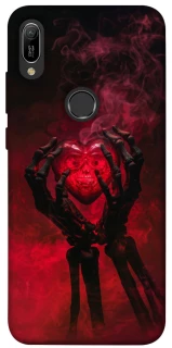 Чехол на Huawei Y6 (2019) Heart in the hands of a skeleton фото 1 из 1
