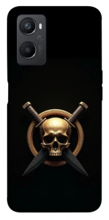 Чохол на Oppo A96 Golden Skull фото 1 з 1