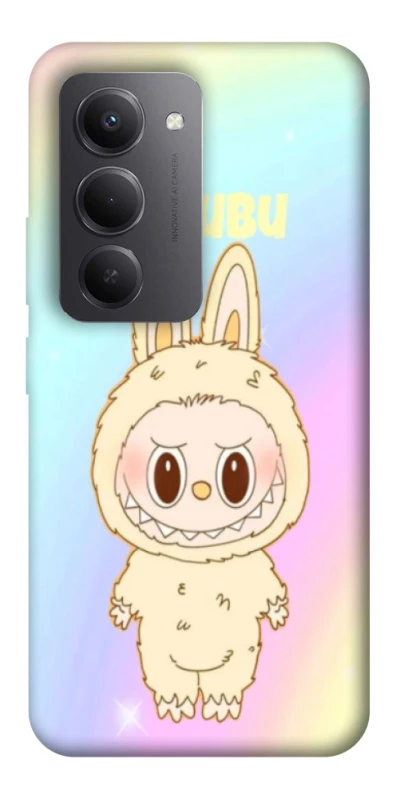 Чохол на Xiaomi Redmi 15 (Global) Fluffy Rainbow Labubu фото 1 з 1