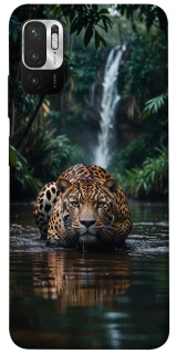 Чохол на Xiaomi Poco M3 Pro 4G / 5G Leopard in water фото 1 з 1