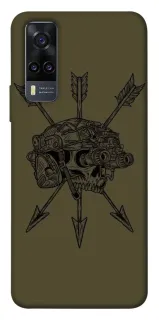 Чохол на Vivo Y31 Mil skull фото 1 з 1