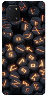 Чехол на Samsung Galaxy Note 10 Lite (A81) Огненые руны фото 1 из 1