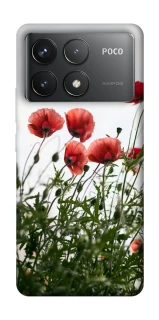 Чохол на Xiaomi Poco F6 Pro Поле маків фото 1 з 1