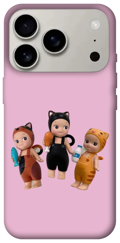 Чохол на Apple iPhone 17 Pro (6.3") Cat Cafe Trio фото 1 з 1