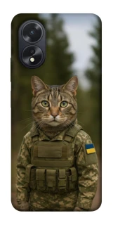 Чехол на Oppo A18 Кот защитник фото 1 из 1