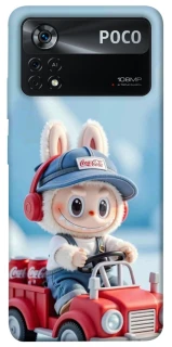 Чехол на Xiaomi Poco X4 Pro 5G Labubu in the car фото 1 из 1