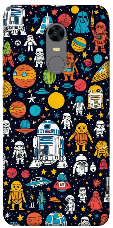 Чехол на Xiaomi Redmi 5 Plus / Redmi Note 5 (Single Camera) Star Wars background ver.2 фото 1 из 1