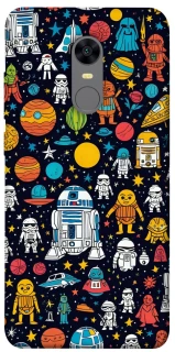 Чехол на Xiaomi Redmi 5 Plus / Redmi Note 5 (Single Camera) Star Wars background ver.2 фото 1 из 1