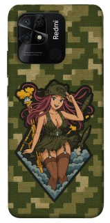 Чохол на Xiaomi Redmi 10C Military Waifu фото 1 з 1