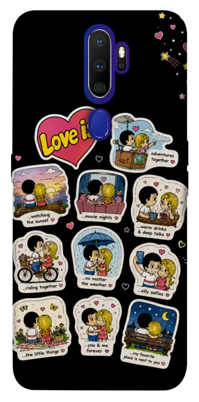 Чехол на Oppo A5 (2020) / Oppo A9 (2020) Love is ver.4 фото 1 из 1