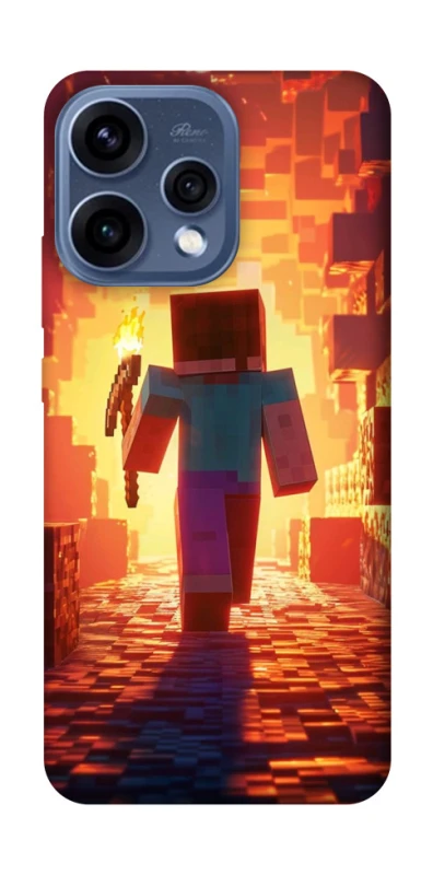 Чохол на Oppo Reno 15 Minecraft adventure фото 1 з 2