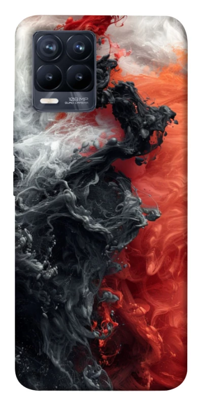 Чохол на Realme 8 Black and Red фото 1 з 1