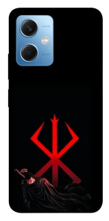 Чохол на Xiaomi Poco X5 5G Berserk Red Logo фото 1 з 1
