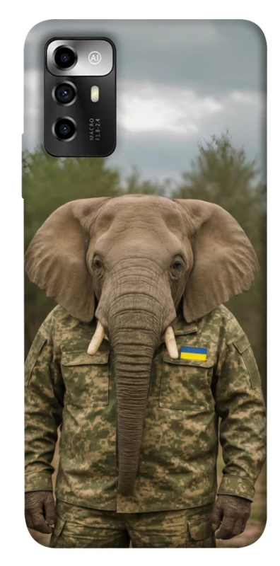 Чохол на ZTE Blade A72 Слон захисник фото 1 з 1