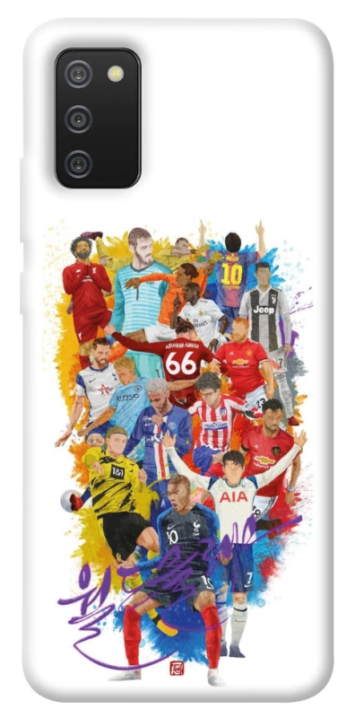 Чехол на Samsung Galaxy A02s Football Abstract v2 фото 1 из 1