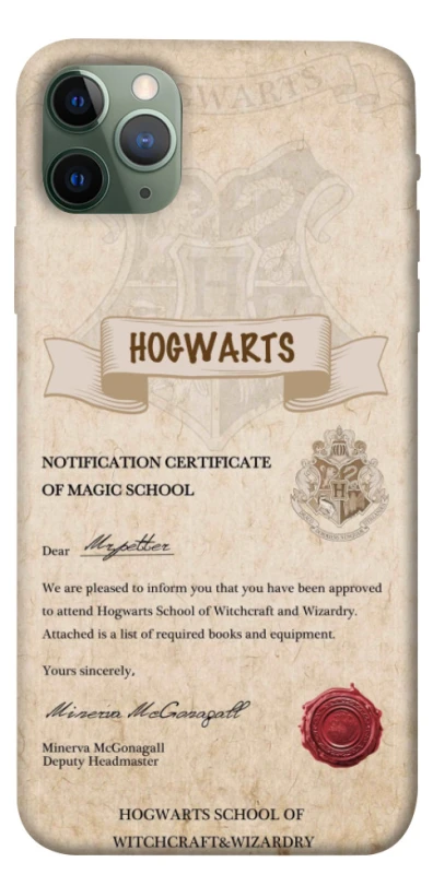 Чехол на Apple iPhone 11 Pro Max (6.5") The Hogwarts acceptance letter фото 1 из 1