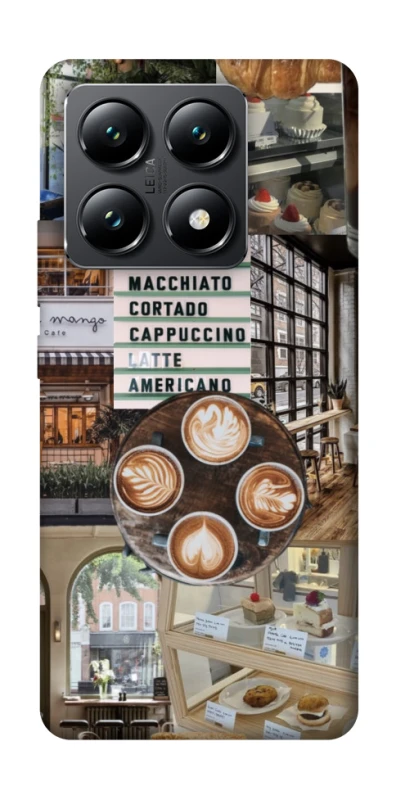 Чохол на Xiaomi 14T Coffee collage ver.5 фото 1 з 1